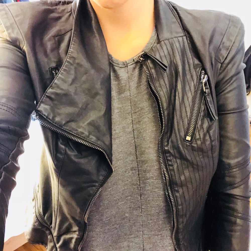 BLANK NYC Leather Jacket
